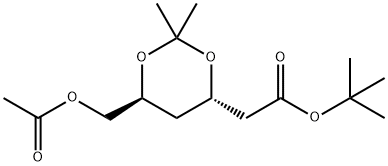 tert-butyl (4R-cis)-6-[(acetyloksy)metyl]-2,2-dimetyl-1,3-dioksan-4-acetat